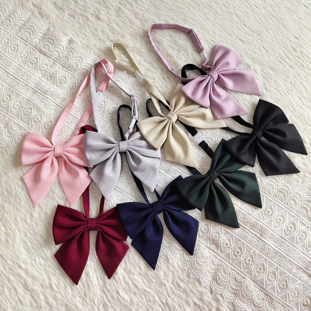 Japanese Style Uniform JK Bow Tie Colorful Women's Shirts Bowtie School Wedding Party Bowknot Butterfly Knot Suits Accessories