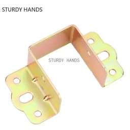4PC/lot Cold Rolled Steel Bedstead Fixed Accessories Bed Beam Hook Up Corner Bracket Wardrobe Beams Connector Furniture Hardware