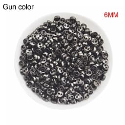 50 Pcs/lot Mini Metal Buttons 3mm/4mm/5mm Handmade Cute DIY doll clothes round buttons Miniature Doll Clothes Accessories