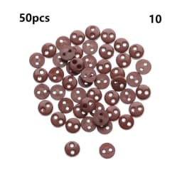 50 Pcs/lot Mini Metal Buttons 3mm/4mm/5mm Handmade Cute DIY doll clothes round buttons Miniature Doll Clothes Accessories