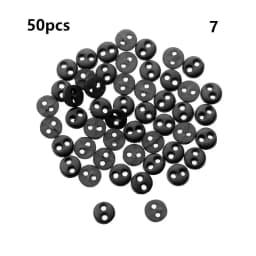 50 Pcs/lot Mini Metal Buttons 3mm/4mm/5mm Handmade Cute DIY doll clothes round buttons Miniature Doll Clothes Accessories