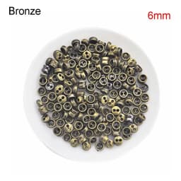 50 Pcs/lot Mini Metal Buttons 3mm/4mm/5mm Handmade Cute DIY doll clothes round buttons Miniature Doll Clothes Accessories