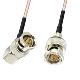 BNC Male Straight Right Angle To BNC Male Female 75 Ohm RG179 Pigtail Cable for HD-SDI 3G-SDI Vedio CCTV Camera Camcorder
