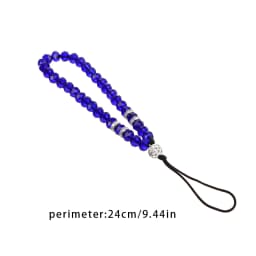 New Colorful Anti-Lost Phone Chain Artificial Crystal Phone Hang Rope Mobile Phone Strap Lanyard Cell Phone Case Hanging Cord