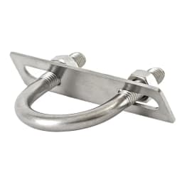 U Bolt M6 M8 304 Stainless Steel Fillet U-clip With Baffle Nut Combination U-shaped Buckle Bolt U-shaped Screw U Pipe Clamp