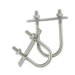 U Bolt M6 M8 304 Stainless Steel Fillet U-clip With Baffle Nut Combination U-shaped Buckle Bolt U-shaped Screw U Pipe Clamp