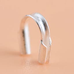 8pcs Real Pure Solid 925 Sterling Silver U Shape Clasps Connector Wire Protector Wire Guard End Buckle DIY Jewelry Making