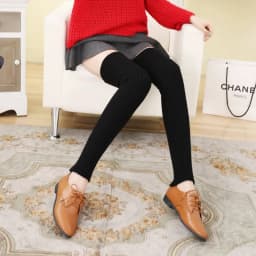 70cm Japanese Lolita Sweet Girl Warmers Knitted Foot Cover Leg Warm Socks Women Slim Long Winter Sock Cosplay Heap Socks