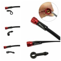 Motorcycle Brake Hose Dirt Bike Braided Steel Hydraulic Reinforce Brake Line Clutch Oil Tube Pipe Universal Scooter AN3 ATV Moto