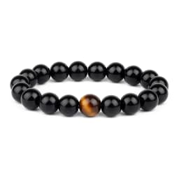 Fashion Obsidian Tiger Eye Stone Bracelets for Men New Natural Stone Beads Man Bracelet Men Charm Yoga Jewelry Gift 2022 Pulsera