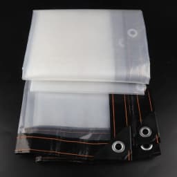 0.1mm Transparent  PE Film Rainproof Tarpaulin Balcony Plants Keep Warm Garden Furniture Pergola Rain Cover Canopy Awnings