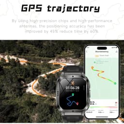 Smart Watch Men Women 1.83" AMOLED Screen 1000mAh Bluetooth Call Sports Fitness Bracelet IP68 Waterproof Smartwatch For Android