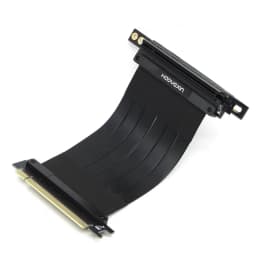 PCIe Riser Cable Graphics Card Extension Cable PCI Express Riser Shielded Extender with Antijam for GPU