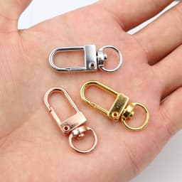 5-10pcs Snap Hook Trigger Clips Buckles For Keychain Lobster Lobster Clasp Hooks for Necklace Key Ring Clasp Jewelry Supplies