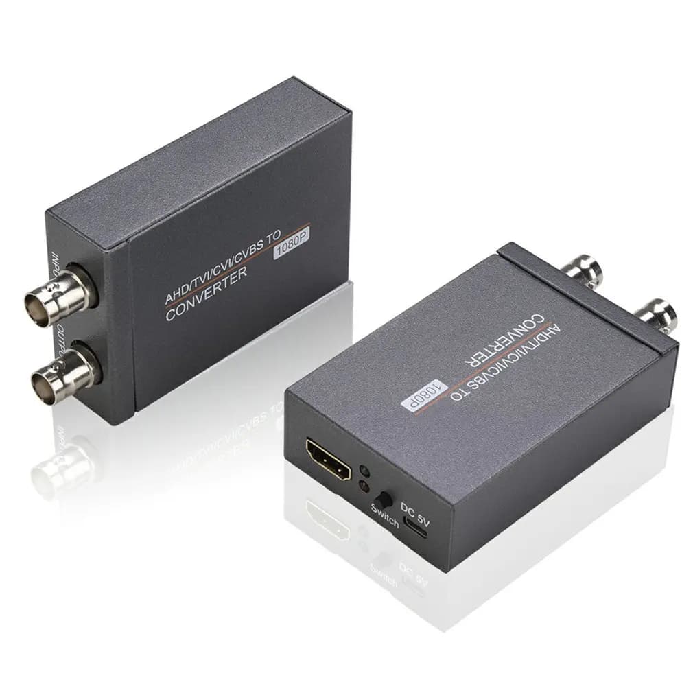 AHD/TVI/CVI/CVBS To HDMI Converter Adapter Full HD 4K Video Converter Adapter For Converting Belt Ring