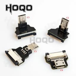 Hoqo Flexible Flat Cable For Raspberry Pi Type-C Mini/Micro USB Extension Ribbon FFC FPV Slim Flat Soft Flexible FPC Charge FPV