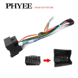 Quadlock Wiring Harness 16 Pin Plug to Quad Lock Connector Car Radio Cable Adapter for Golf Mk5 Mk6 Jetta 6 Octavia Mk1 Mk2