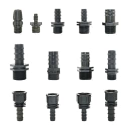 4Pcs 1/2" 3/4" 1" Male Female Thread Connector To Barb 8mm 16mm 20mm 25mm 32mm PE Hose Adapter Garden Irrigation Watering System