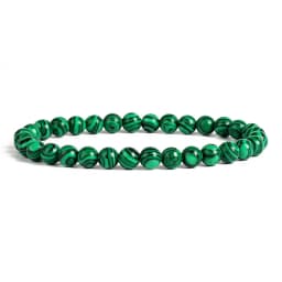 Fashion Malachite Beads Bracelet 4/6/8/10mm Natural Stone Peacock Malachite Beaded Handmade Bracelet Bangles Jewelry Women Men