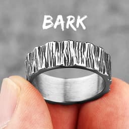 Simple Vintage Black Geometry Stainless Steel Mens Rings Trendy Charm for Male Boyfriend Biker Jewelry Creativity Gift Wholesale