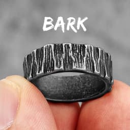 Simple Vintage Black Geometry Stainless Steel Mens Rings Trendy Charm for Male Boyfriend Biker Jewelry Creativity Gift Wholesale