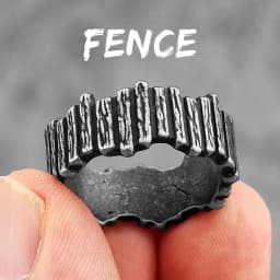 Simple Vintage Black Geometry Stainless Steel Mens Rings Trendy Charm for Male Boyfriend Biker Jewelry Creativity Gift Wholesale