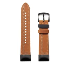 Leather Strap for Garmin Fenix 5X Plus 5 Fenix 6X 6 Fenix 7X Pro 8 Tactix 7 AMOLED Forerunner 965 Quick Release Strap 26mm 22mm