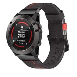 Leather Strap for Garmin Fenix 5X Plus 5 Fenix 6X 6 Fenix 7X Pro 8 Tactix 7 AMOLED Forerunner 965 Quick Release Strap 26mm 22mm