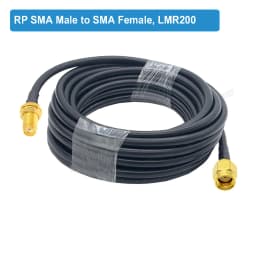 BEVOTOP LMR200 Cable SMA Male to SMA Male Plug 50-3 50ohm Low Loss RF Coaxial Cable Adapter WiFi Antenna Extension Cord Pigtail