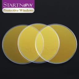 Startnow Fiber Laser Protective Windows Dia.50mm Coated 50x2 55x1.5 Optical Glass Protection Lens For Laser Cutting Welding Head