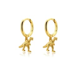 Dinosaur Pendant Pendiente Drop Earring Animal Piercing Ohrringe Jewelry 2025 Rock Punk Chic Jewels