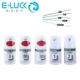 1 Bottle Dental Gingival Line/Retraction Cord Dental Thread Disposable Knitted Cotton Gum Line Dentist Size 0 00 000