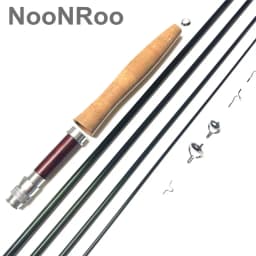 NooNRoo-DIY Fly Fishing Rod Kit, Cambo Kit, Very Good FasAction, Fly Blank, A Grade Cork Grip, Combo, IM8, 9ft, 3 WT, 5 Wt, 6wt