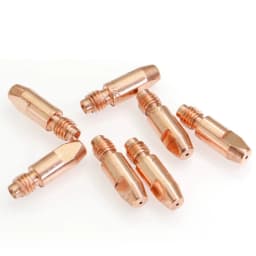 24KD 0.8/0.9/1.0/1.2mm M6*28mm Copper Contact Tips Welding Nozzles for 24KD MIG/MAG Welding Torch Tip M6 For Binzel Gas Nozzle