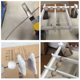 1M Ceramic Hanging-fired Tungsten Wire Pottery Clay Firing Bracket Special Small Pendant Firing High Temperature Kiln Furniture