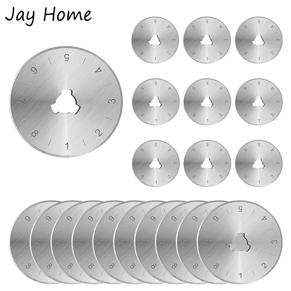 28MM Sharp and Durable Rotary Cutter Blades Fabric Cutting Blades Refill Replacement Blades for Quilting Scrapbooking Sewing Art