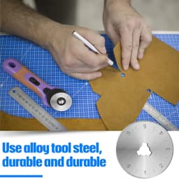 28MM Sharp and Durable Rotary Cutter Blades Fabric Cutting Blades Refill Replacement Blades for Quilting Scrapbooking Sewing Art