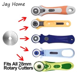 28MM Sharp and Durable Rotary Cutter Blades Fabric Cutting Blades Refill Replacement Blades for Quilting Scrapbooking Sewing Art