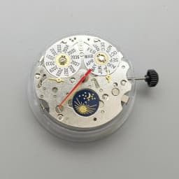 Seagull ST1655 Six-hands Year And Month Calendar Display Automatic Movement 21 Jewels White Date 3H Mechanical Watch Movement