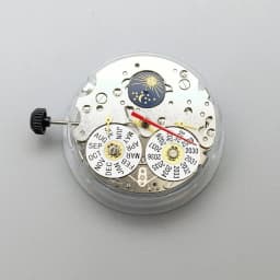 Seagull ST1655 Six-hands Year And Month Calendar Display Automatic Movement 21 Jewels White Date 3H Mechanical Watch Movement