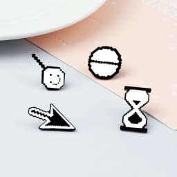 Photoshop Menu Bar Enamel Pins Creative Computer Icons Brooches Mouse Arrow Cursors Blocking Pop-ups Badges Kids Clothes Jewelry