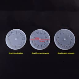 Silicone World Clock Dial Silicone Mold Round Silicone Mold Resin Mold For Roman Constellation DIY Epoxy Resin Ornament Making