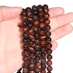 4-10mm Lapis Lazuli Tourmaline Aquamarine Tiger Eye Natural Stone Round Loose Beads For Jewelry Making Diy Bracelet 15inches