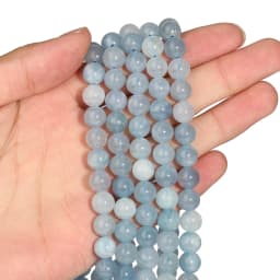 4-10mm Lapis Lazuli Tourmaline Aquamarine Tiger Eye Natural Stone Round Loose Beads For Jewelry Making Diy Bracelet 15inches