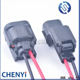 2 Pin auto waterproof connector LED Headlights Daytime Running Light Fog Light wiring harness plug 6189-7408 6181-6851 for Honda