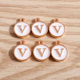 10pcs/lot 12*15mm A-Z Letter Enamel Charms for Jewelry Making Pendants Necklaces Earrings DIY Handmade Bracelets Crafts Supplies