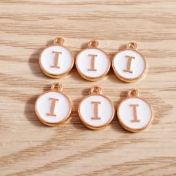 10pcs/lot 12*15mm A-Z Letter Enamel Charms for Jewelry Making Pendants Necklaces Earrings DIY Handmade Bracelets Crafts Supplies