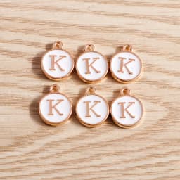 10pcs/lot 12*15mm A-Z Letter Enamel Charms for Jewelry Making Pendants Necklaces Earrings DIY Handmade Bracelets Crafts Supplies