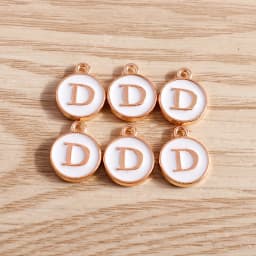 10pcs/lot 12*15mm A-Z Letter Enamel Charms for Jewelry Making Pendants Necklaces Earrings DIY Handmade Bracelets Crafts Supplies