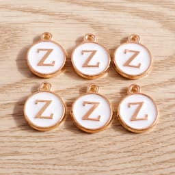 10pcs/lot 12*15mm A-Z Letter Enamel Charms for Jewelry Making Pendants Necklaces Earrings DIY Handmade Bracelets Crafts Supplies